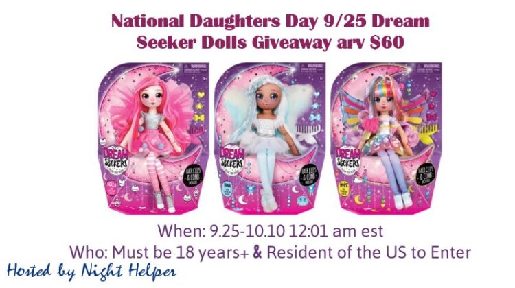 Dream Seeker Dolls #Giveaway