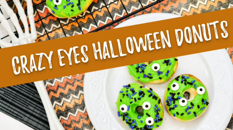 Crazy Eyes Air Fryer Halloween Donuts
