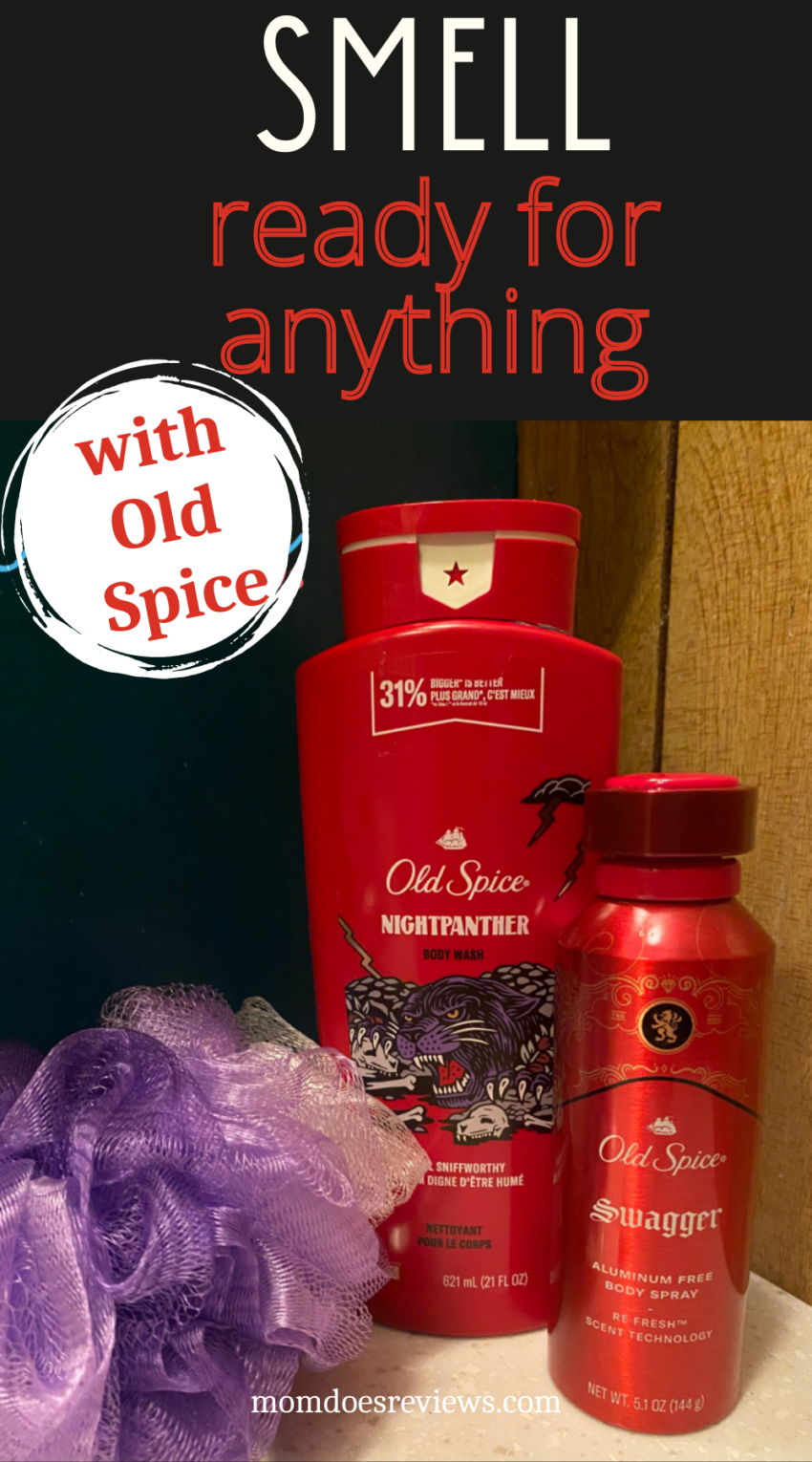 Smell Ready for anything with Old Spice