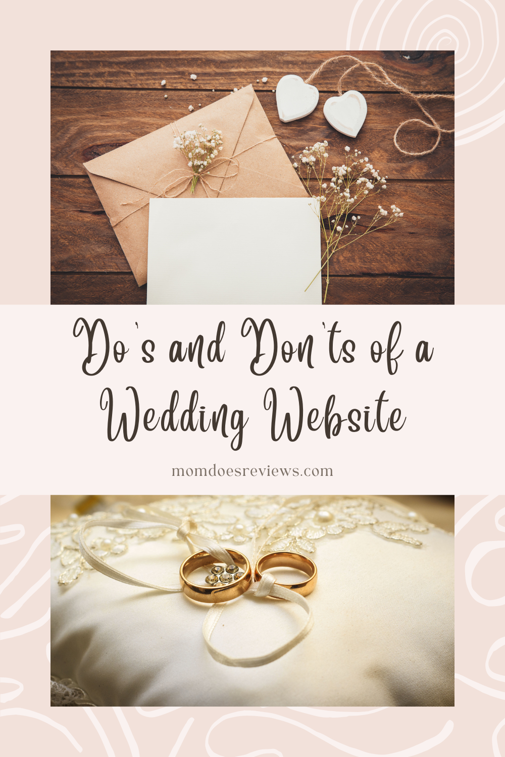 Do's and Don'ts of a Wedding Website