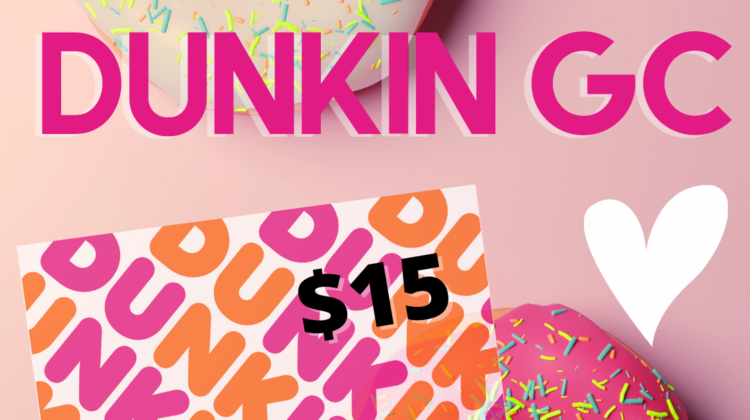 #Win $15 Dunkin' GC