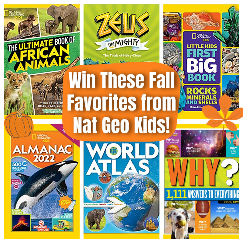Fall Favorites" National Geographic Kids Books #Giveaway #FallFavorites