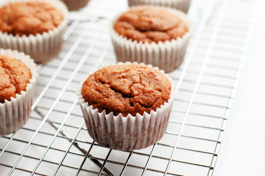 Pumpkin Spice Cupcakes with Cream Cheese Frosting (Gluten Free)
