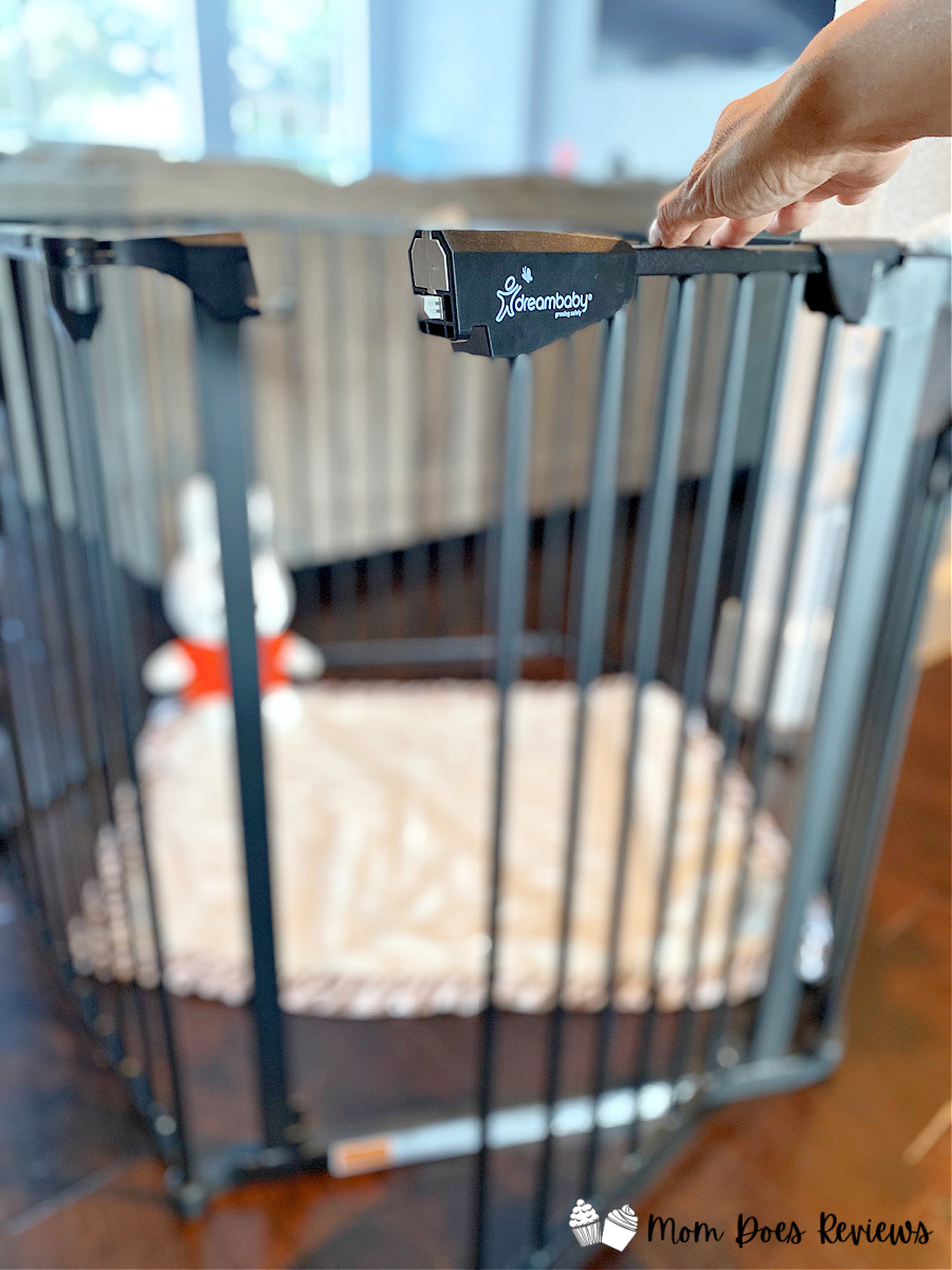 Walk-Through Door Converta play pen safe proofing for the holidays