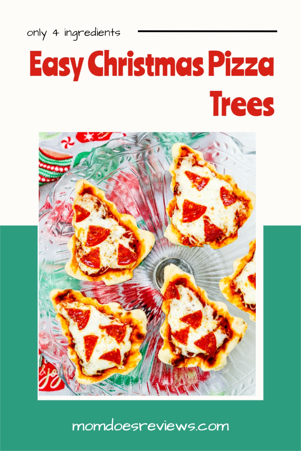Easy Christmas Pizza Trees