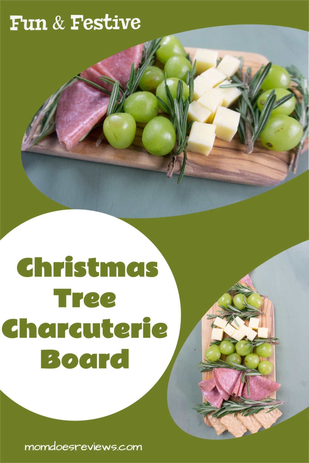Festive & Easy Christmas Tree Charcuterie Board
