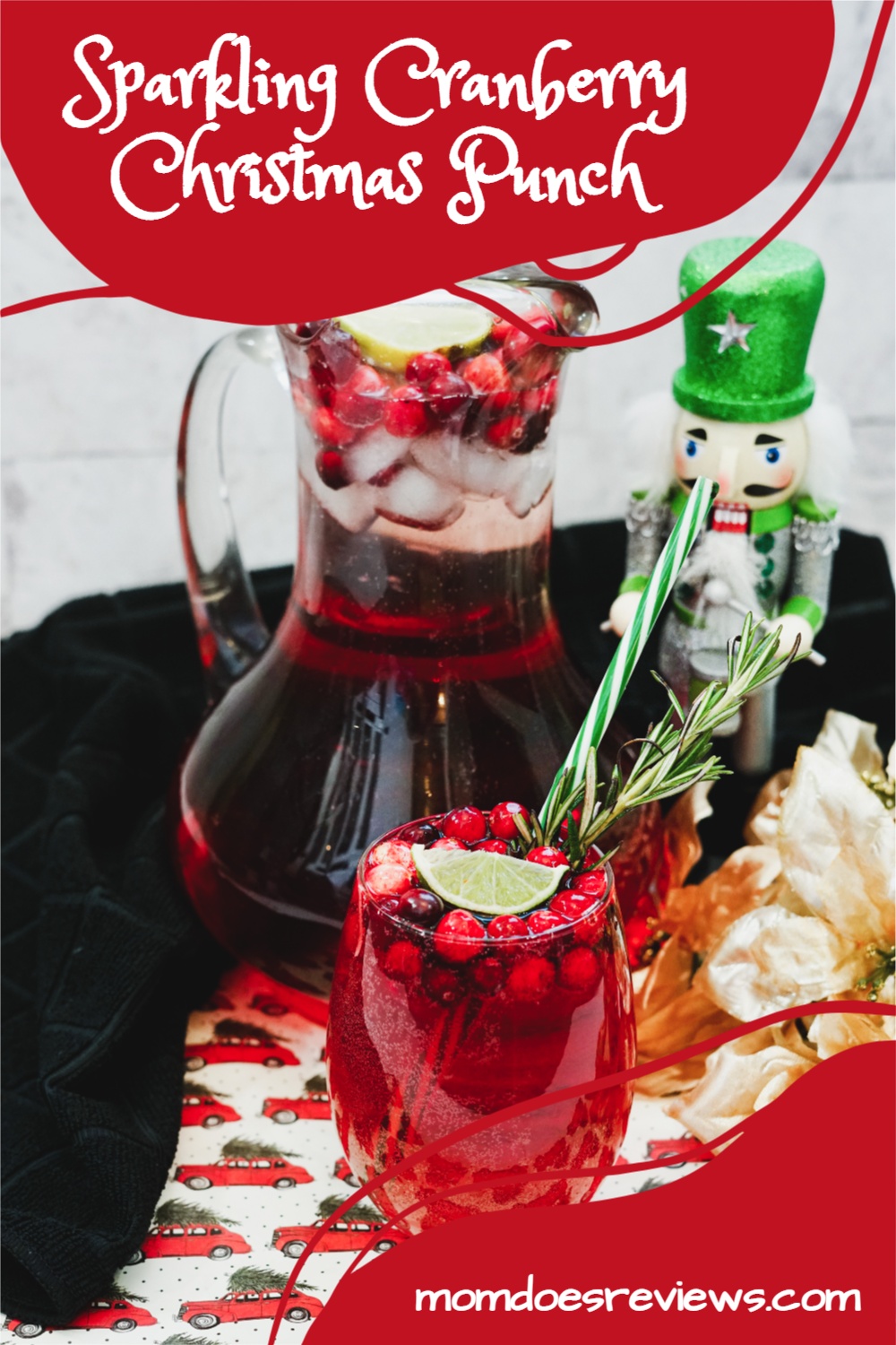 Sparkling Cranberry Christmas Punch