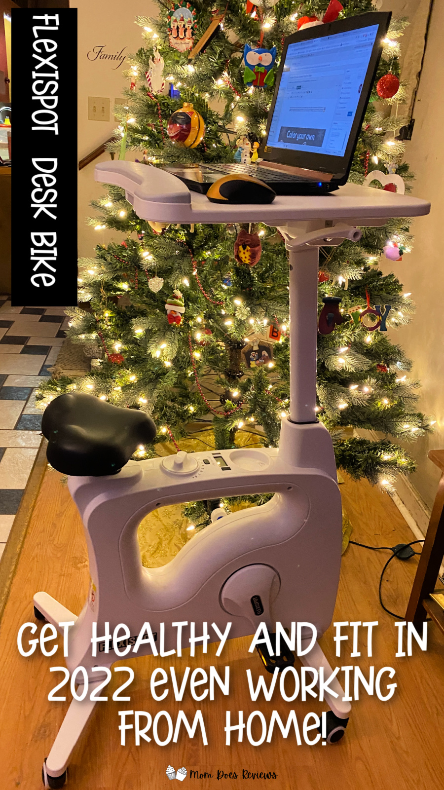 Stay Healthy and Productive into the New Year with FlexiSpot Desk Bike #MegaChristmas21