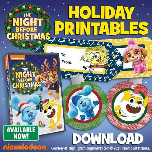 Holiday printables Nick JR