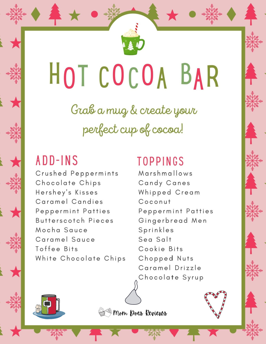 Hot Cocoa Bar #christmas