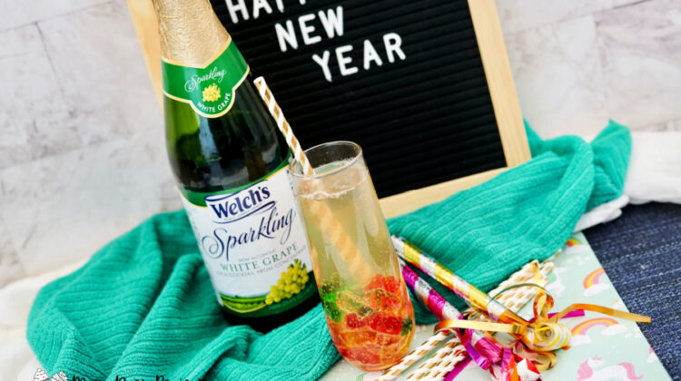 New Years Sparkling Mocktail