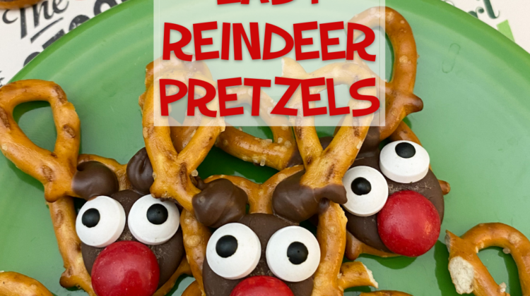 Easy Reindeer Pretzels- Christmas Treat
