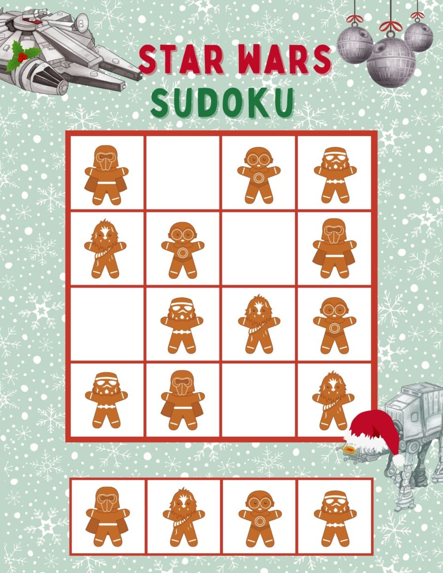 Star Wars Christmas Sudoku