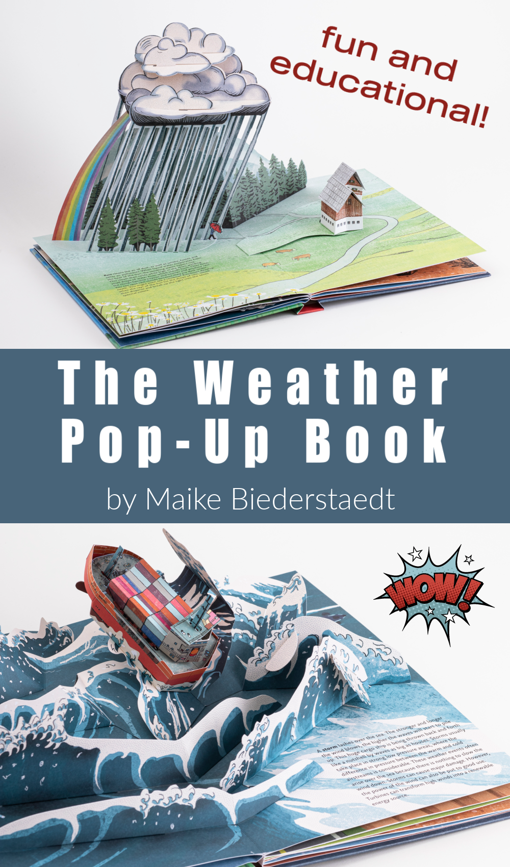 The Weather Pop-Up Book by Maike Biederstaedt: