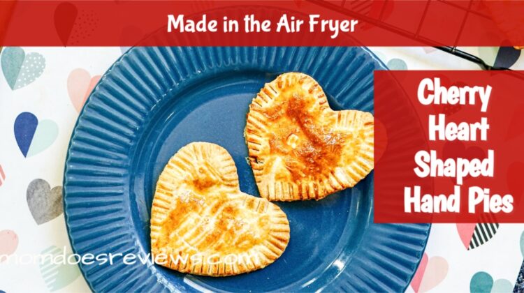 Air Fryer Cherry Heart-Shaped Hand Pies