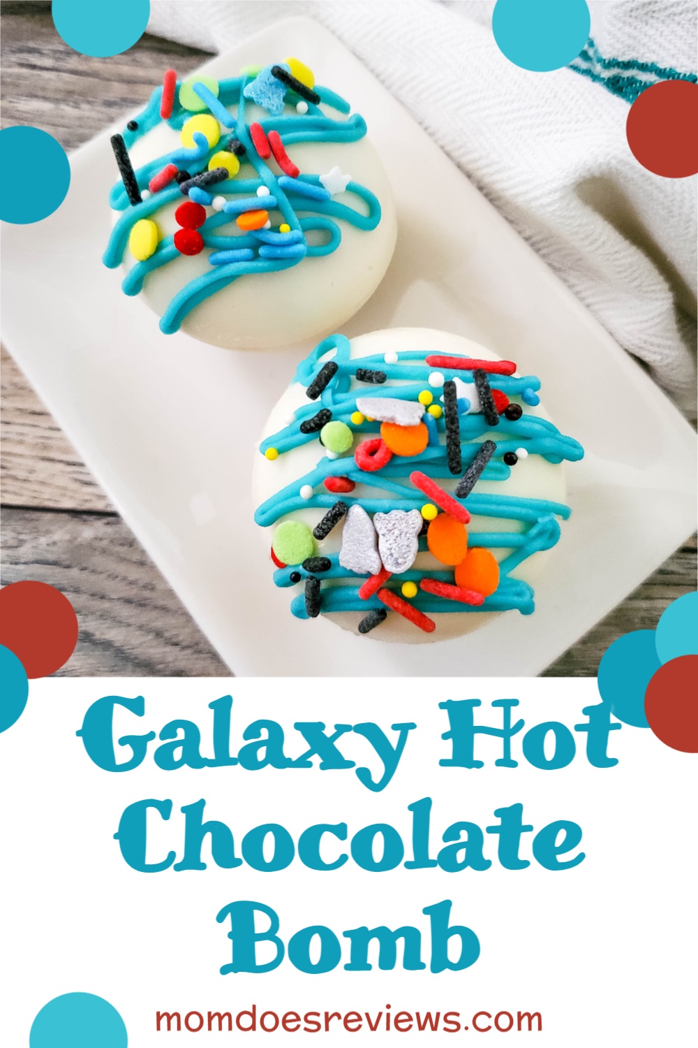 How to Make Galaxy Hot Chocolate Bombs