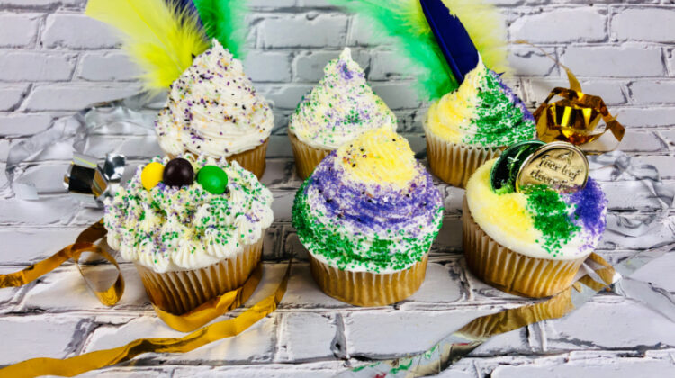 Festive Mardi Gras King Cupcakes for a Yummy Celebration!