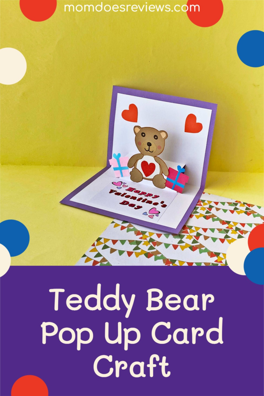 Super Sweet Teddy Bear Pop Up Card Craft