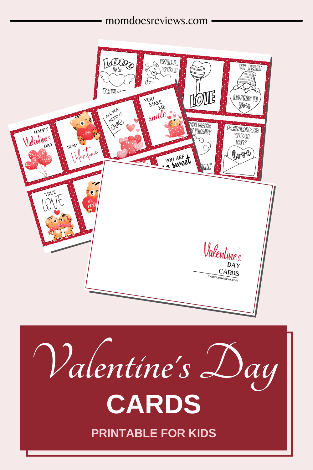 Printable & Customizable Valentine's Day Cards for Kids!
