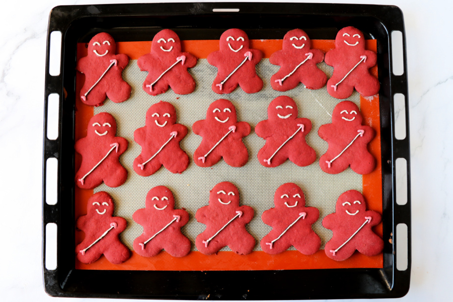 Red Velvet Cupid Cookies for Valentine's Day!