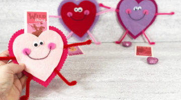 Valentine’s Day Felt Heart People Pockets Craft