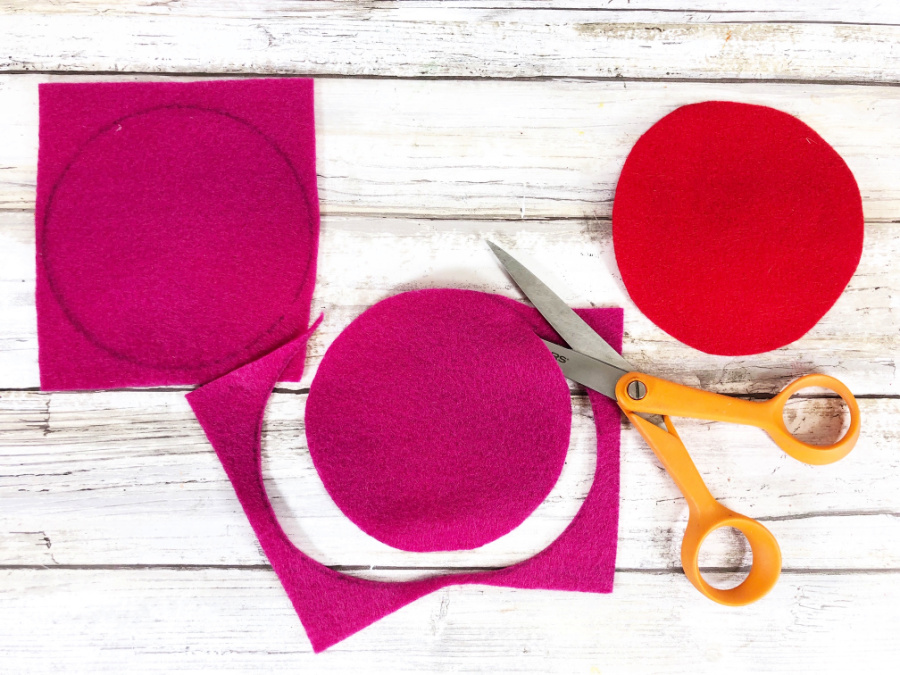 Make Felt Fortune Cookies for Valentine's Day!