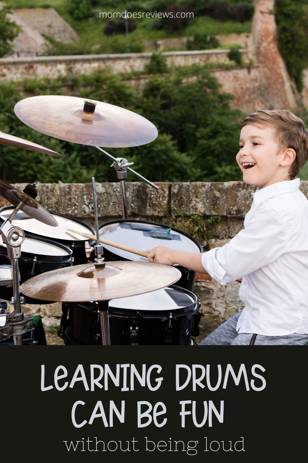 Learning Drums Can be Fun Without Being Loud