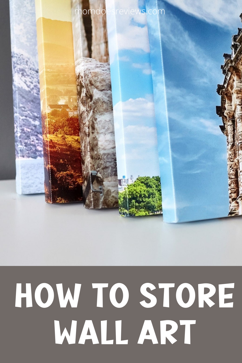 How to Store Wall Art