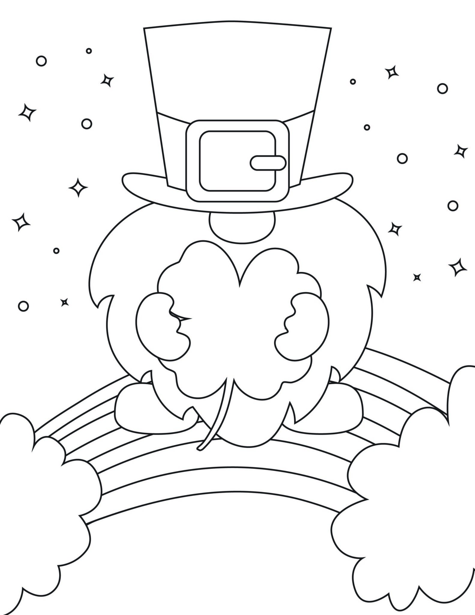 St. Patrick's Gnomes Coloring Pages