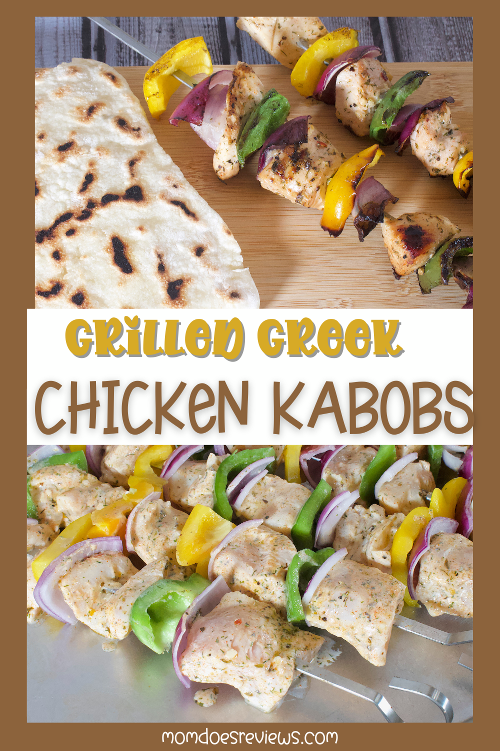 Grilled Greek Chicken Kabobs