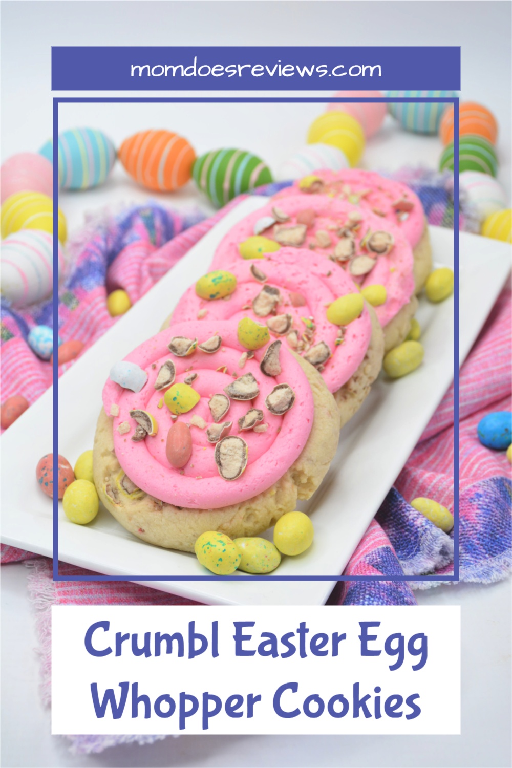 Crumbl Easter Egg Whopper Cookies 