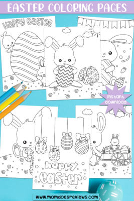 Easter Coloring Pages - Mom Does Reviews