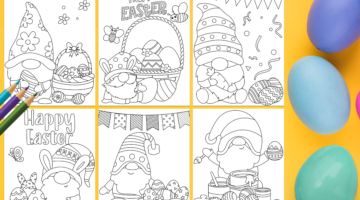 Easter Gnomes Coloring Pages
