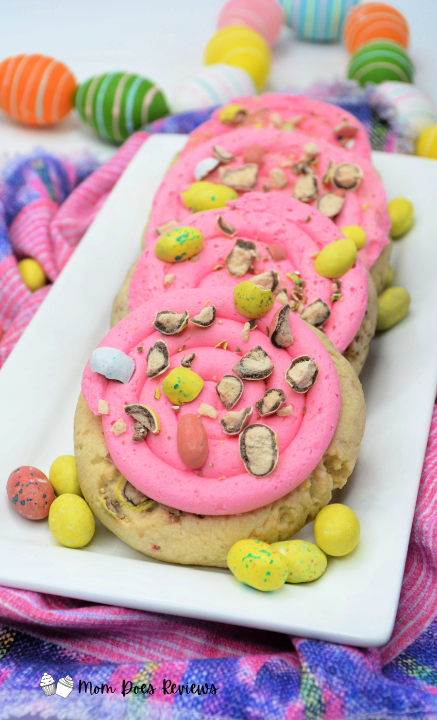 Crumbl Easter Egg Whopper Cookies 