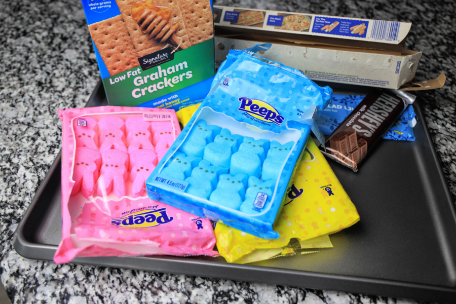 How to Make Peeps S'mores