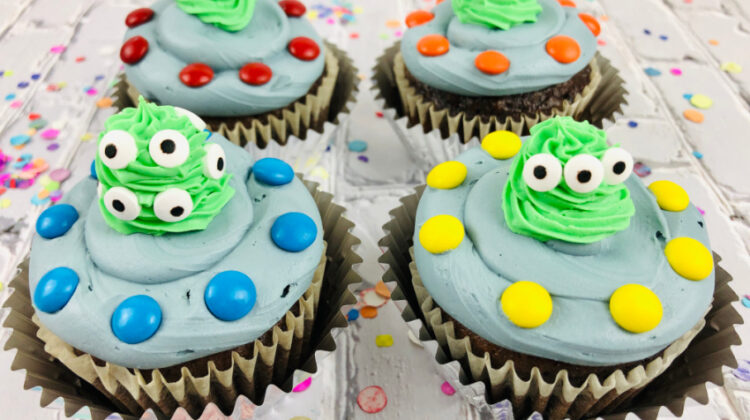 Alien Spaceship Cupcakes Recipe