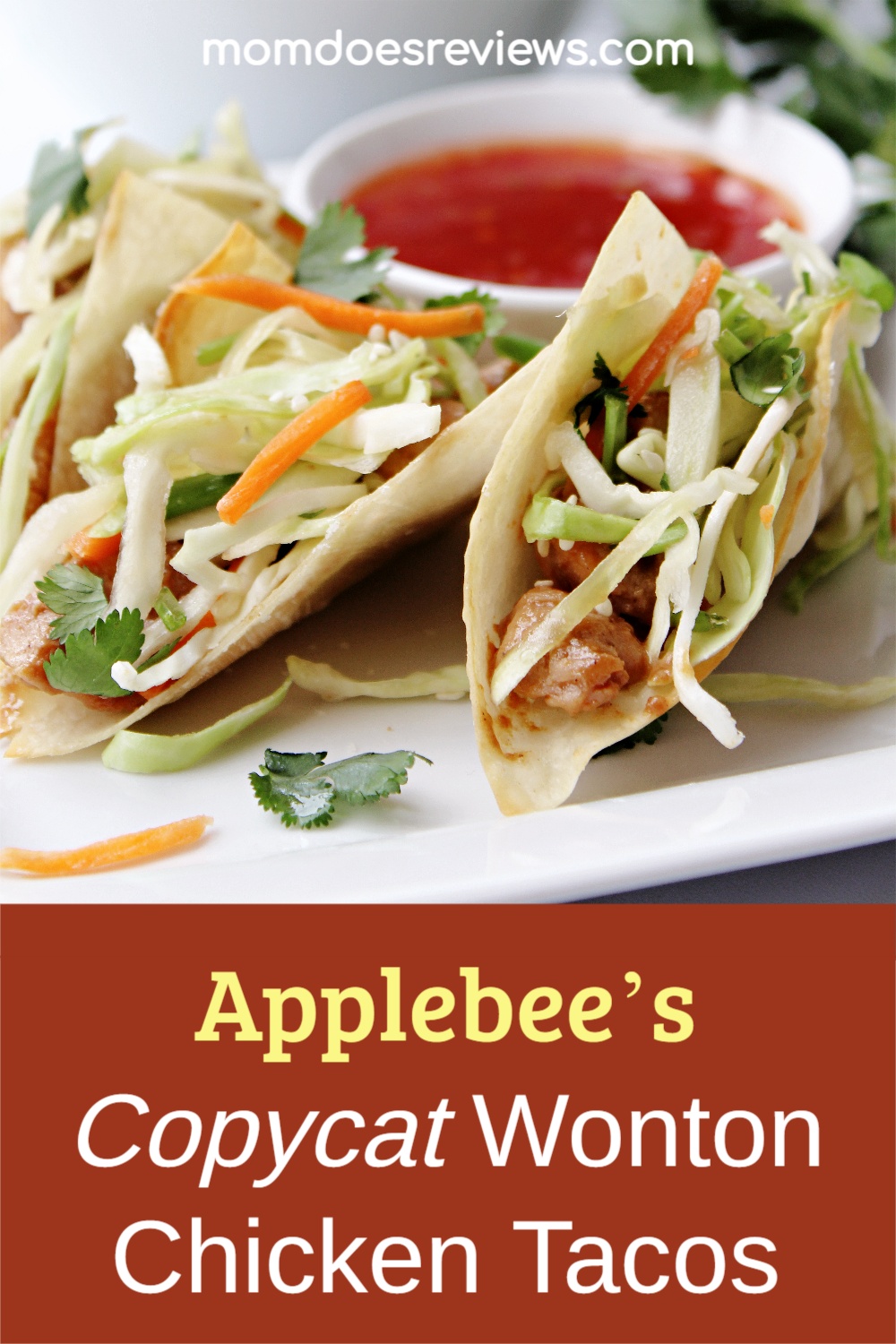 Applebee’s Copycat Wonton Chicken Tacos Recipe