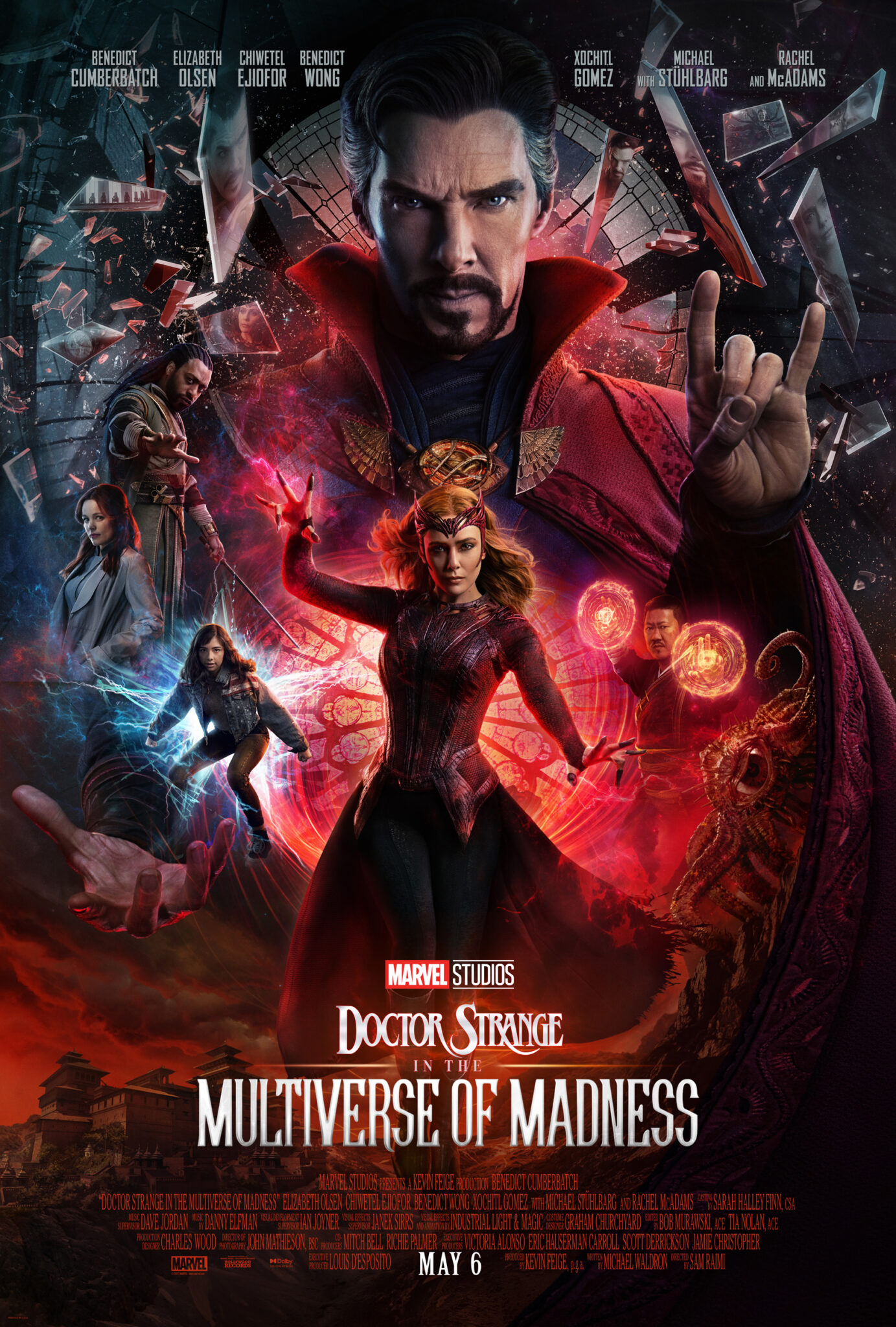 “Doctor Strange in the Multiverse of Madness” opens May 6 in theaters only.