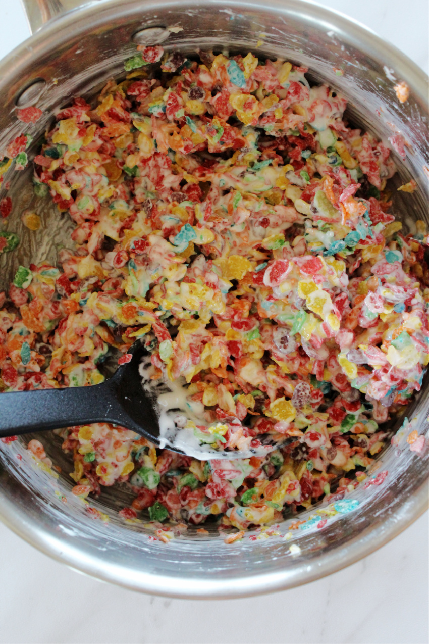 Rainbow Dessert Cups process