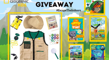 #EscapeTheIndoors with Nat Geo Kids Books