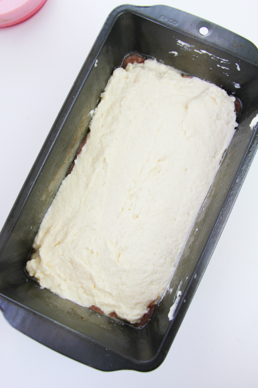 Neapolitan Ice Cream Bread process 