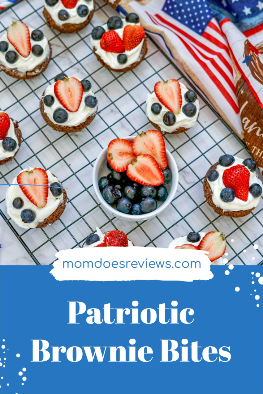 Easy Patriotic Brownie Bites Recipe