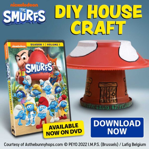 Smurfs DIY house craft