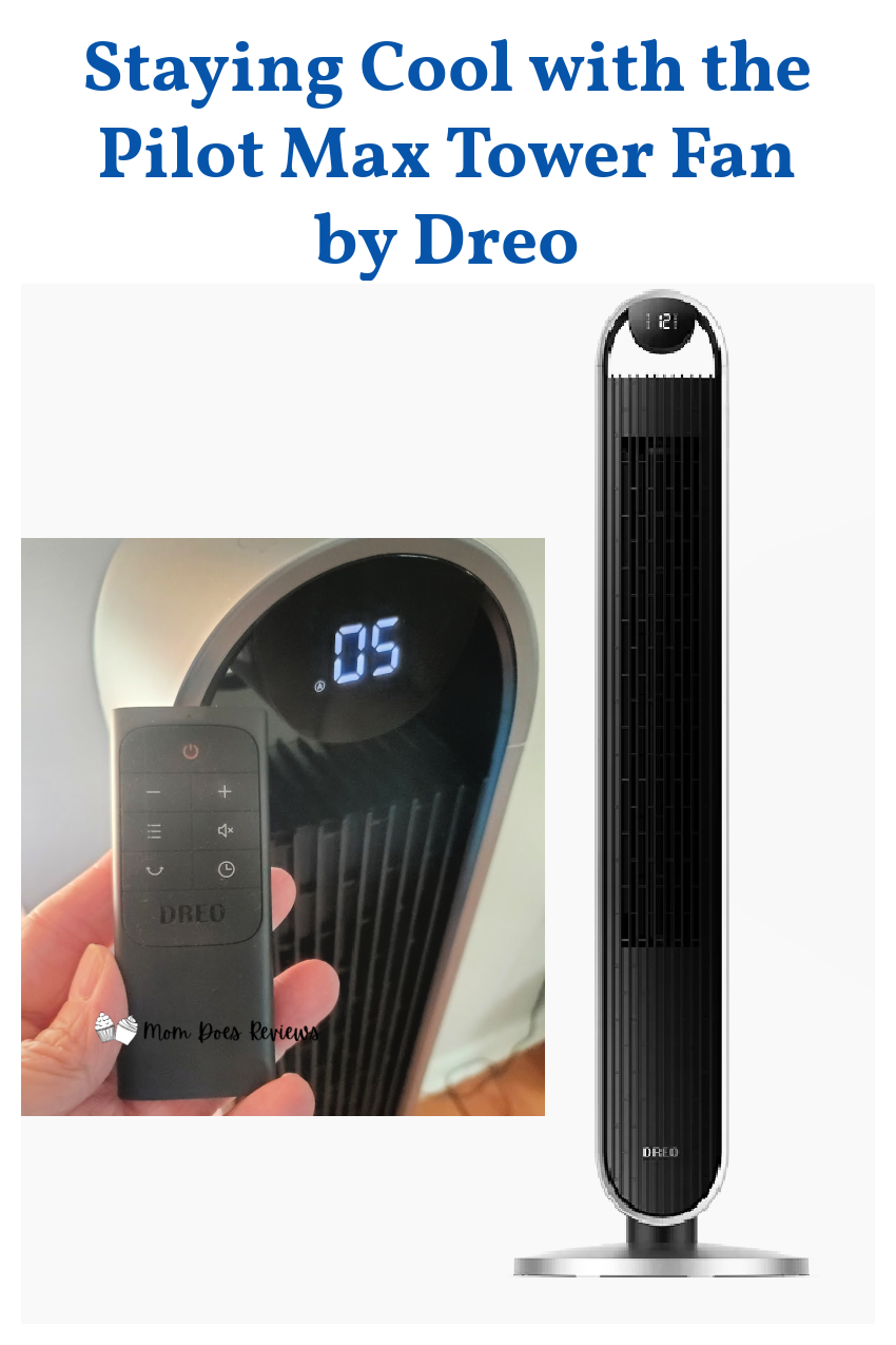 Staying Cool with the Pilot Max Tower Fan by Dreo