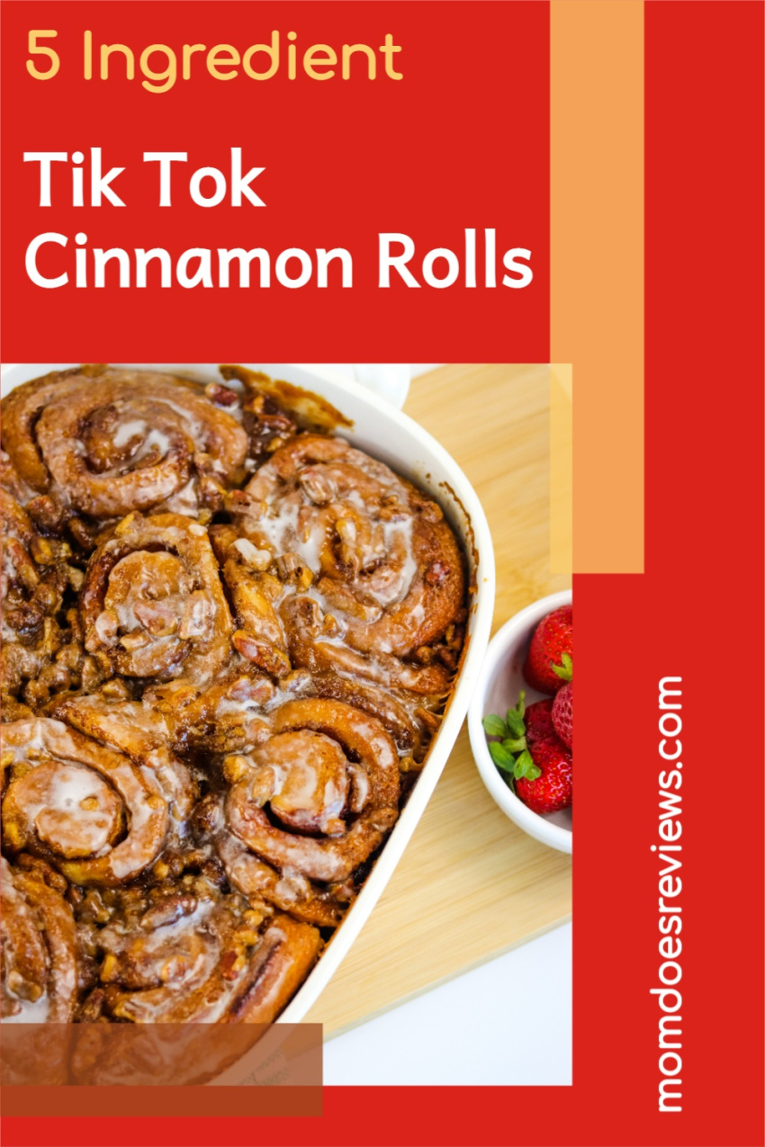 Easy 5 Ingredient Tik Tok Cinnamon Rolls Recipe
