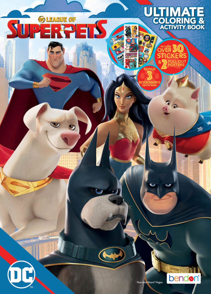 DC League of Super Pets activity book