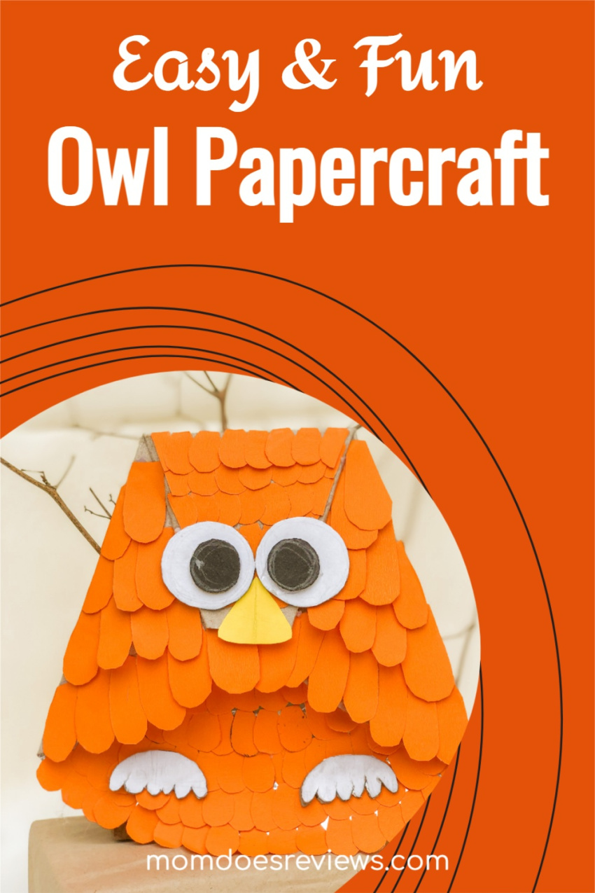 Easy and Fun Owl Papercraft for kids