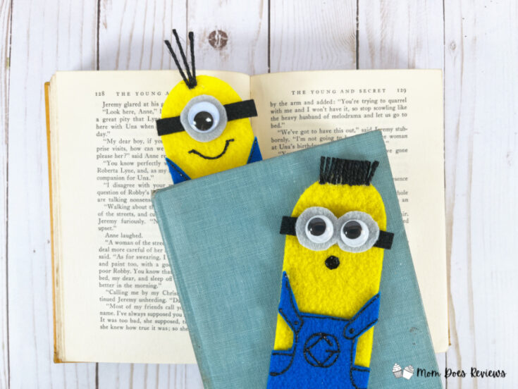Minion Bookmark Craft for Kids