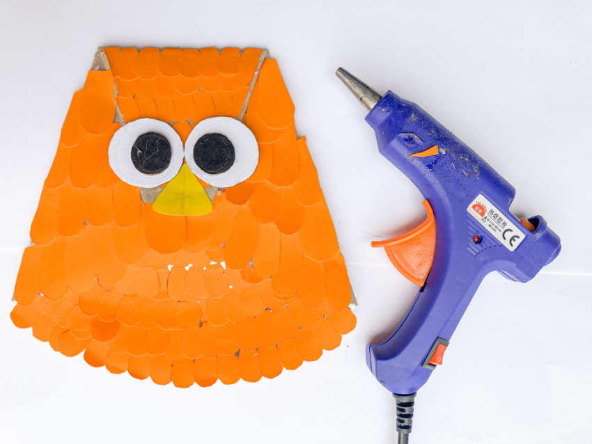 Owl Papercraft process