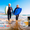 couple on beach keeping young with superior source vitamins